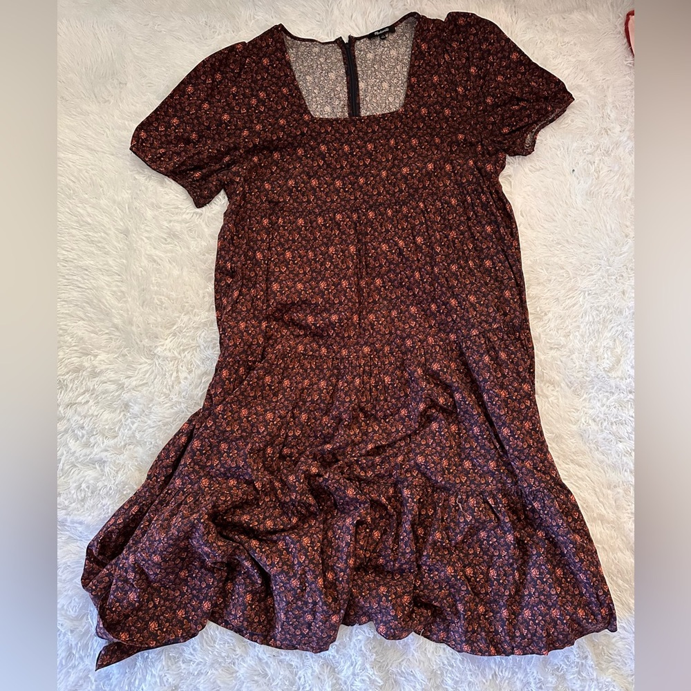 Madewell Midi Floral Dress